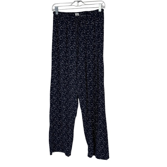 Mia & Tess Size Large Blue/Pink/White Polyester/Spandex Pull On Pajama Bottoms - Picture 1 of 9